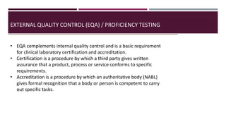 Calibration and Quality controls of automated hematology analyzer | PPTX