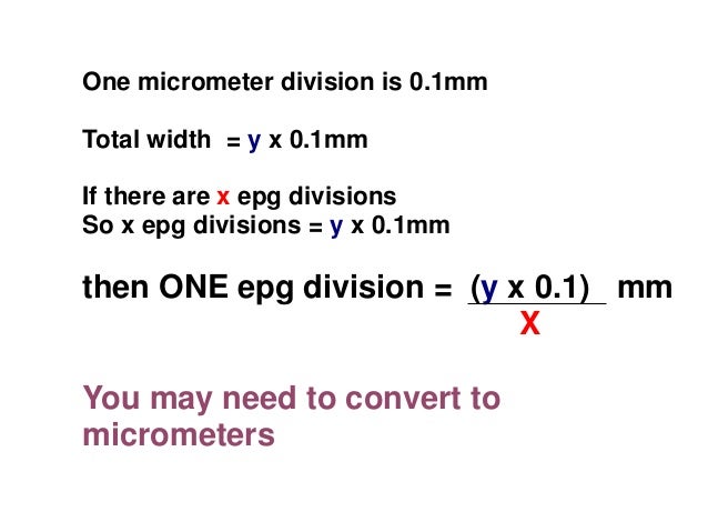 Calibration of microscope