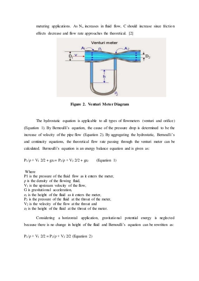 Calibration of venturi and orifice meters