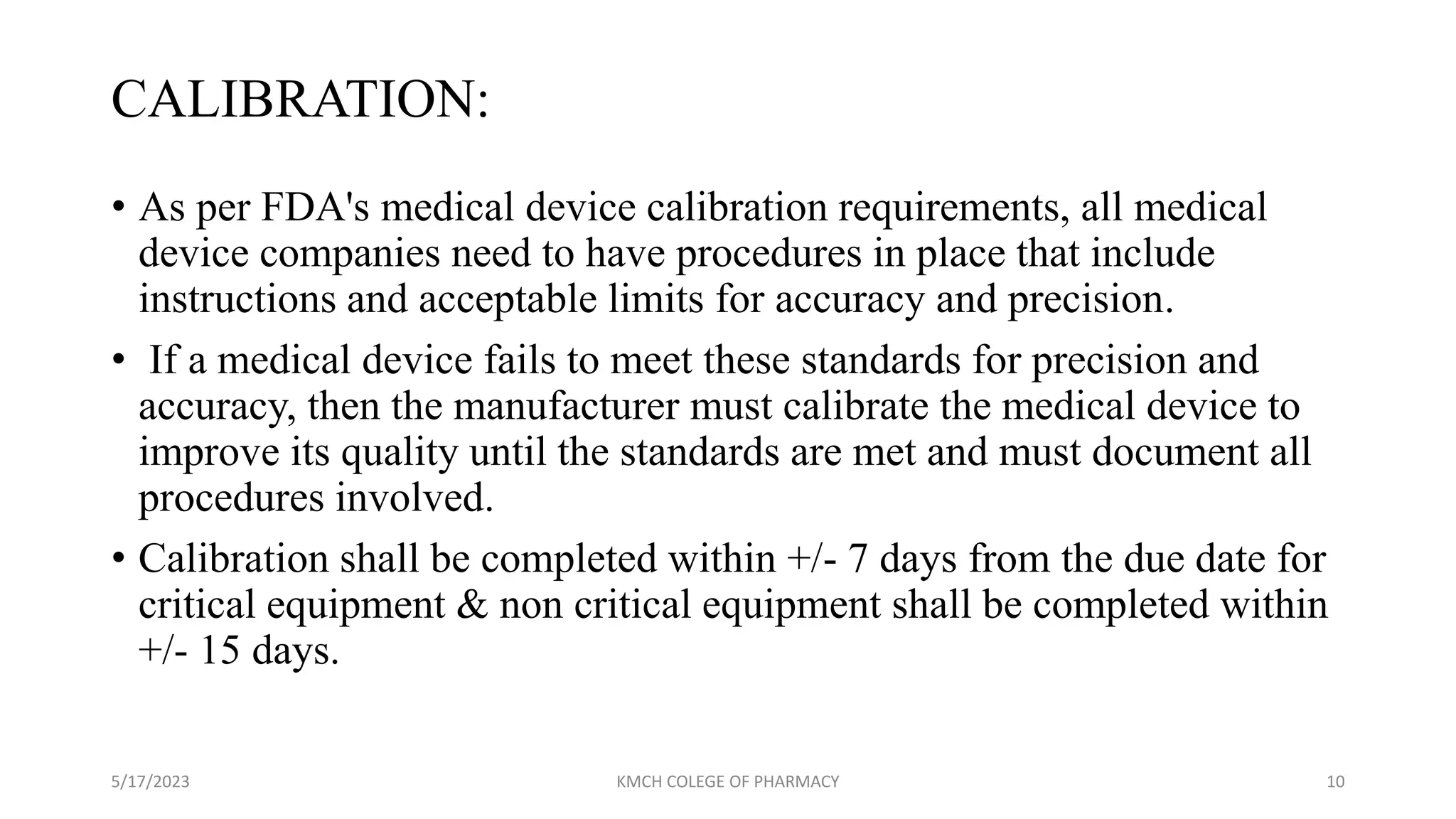 CALIBRATION PROTOCOL AS PER USFDA GUIDELINES.pptx