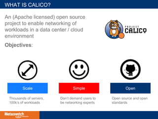 Simple, Scalable and Secure Networking for Data Centers with Project ...