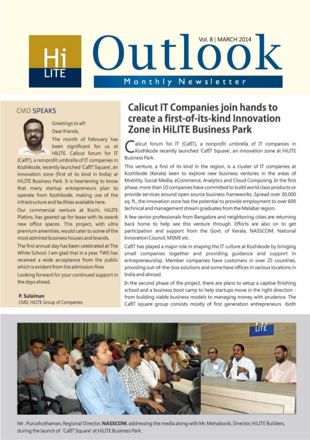 Calicut IT Companies join hands to create a first of its kind Innovat…
