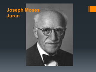 Joseph Moses
Juran
 