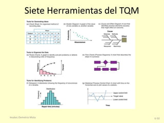 Siete Herramientas del TQM

Iesatec-Demetrio Mota

6-50

 