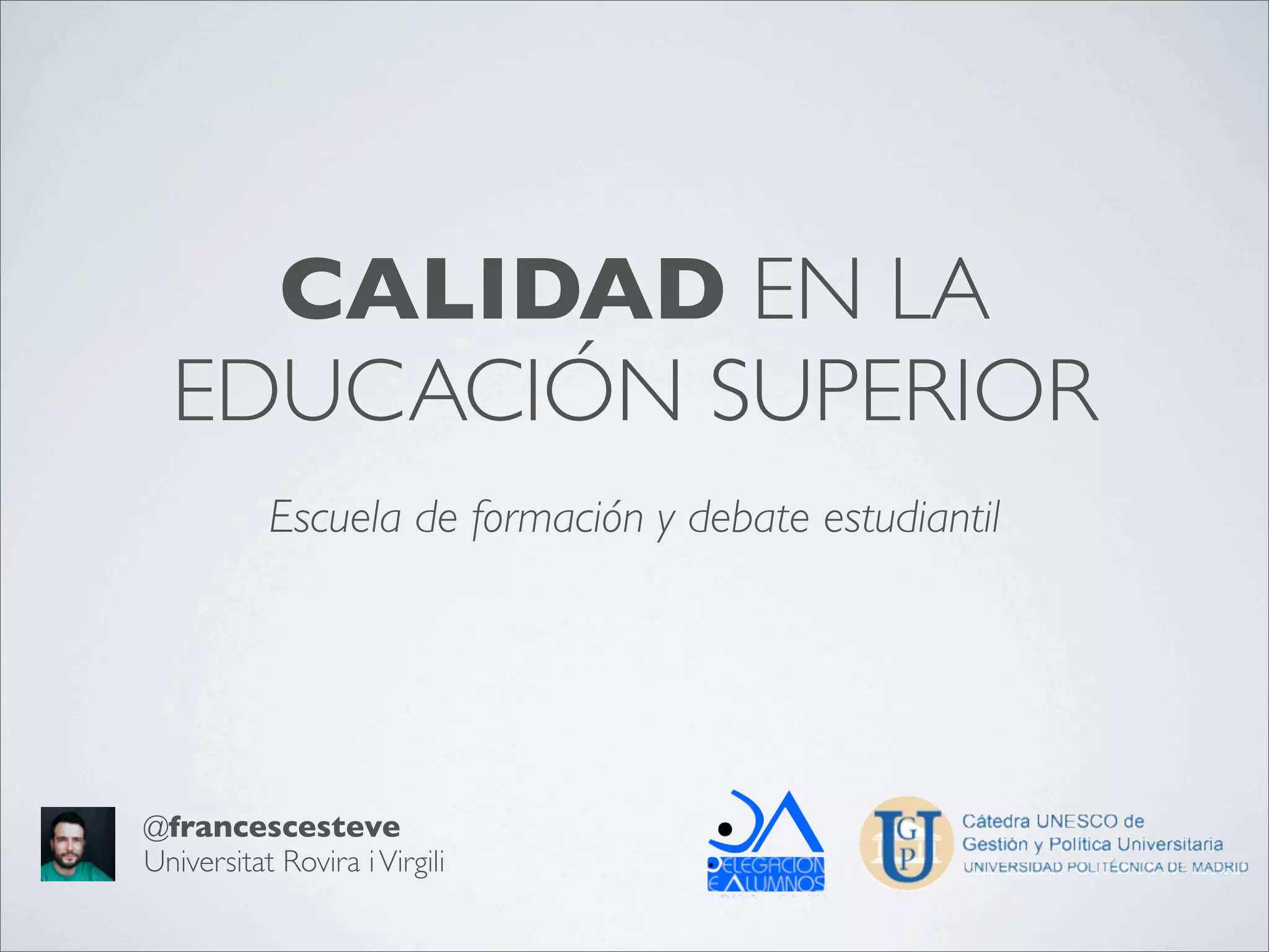 Calidad en la Educación Superior | PDF