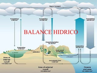 BALANCE HIDRICO
 