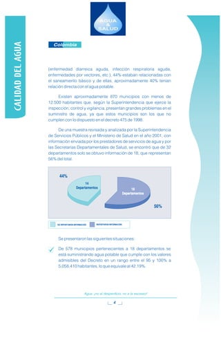 CALIDAD DEL AGUA EN COLOMBIA | PDF