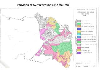 PROVINCIA DE CAUTIN TIPOS DE SUELO MALLECO