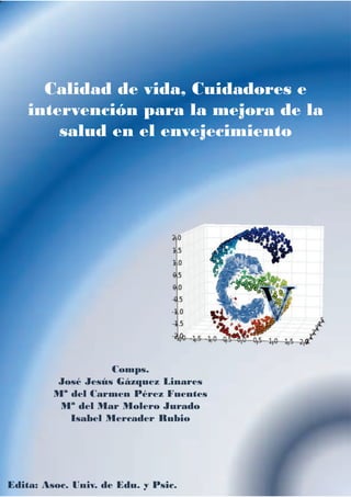 Calidad de vida, Cuidadores e
intervención para la mejora de la
salud en el envejecimiento

Comps.
ps.
José Jesús Gázquez Linares
Mª del Carmen Pérez Fuentes
Mª del Mar Molero Jurado
Isabel Mercader Rubio

Edita: Asoc. Univ. de Edu. y Psic.

 