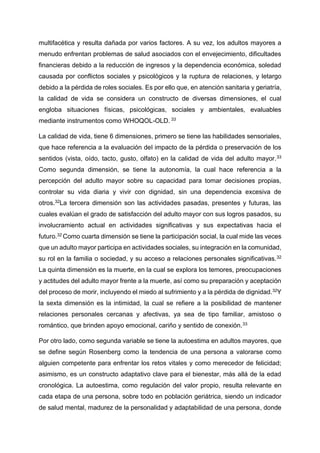 Relación entre Calidad de Vida y Autoestima en Adultos Mayores en Lima ...