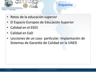 Políticas públicas para el aseguramiento de la Calidad en Enseñanza ...