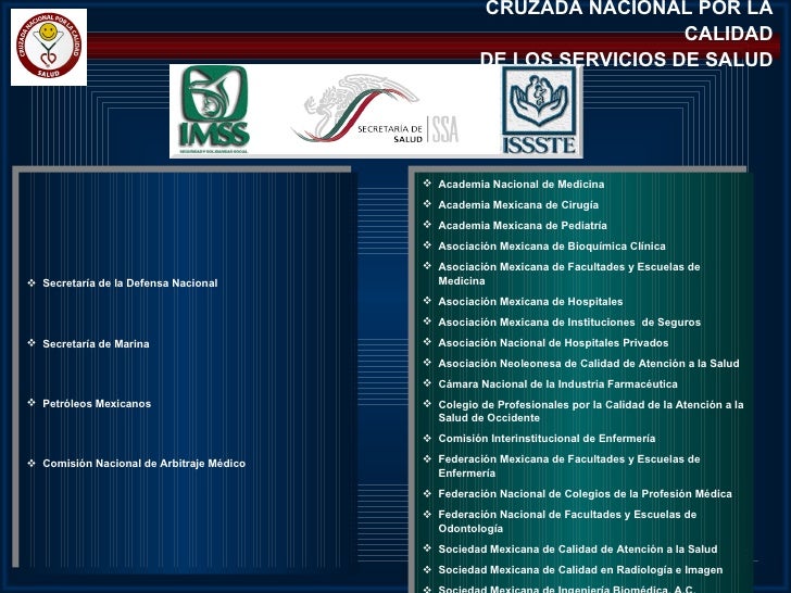 Cruzada nacional por la calidad de los servicios de salud CICAT-SALUD