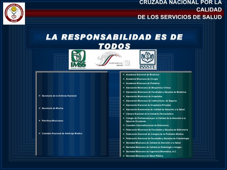 Cruzada nacional por la calidad de los servicios de salud CICAT-SALUD