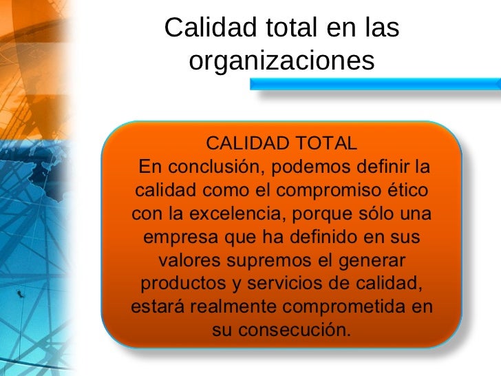 Calidad Total Calidad Total