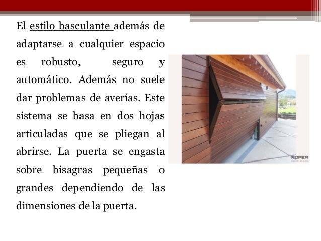 Calidad y acabado en tu puerta de garaje