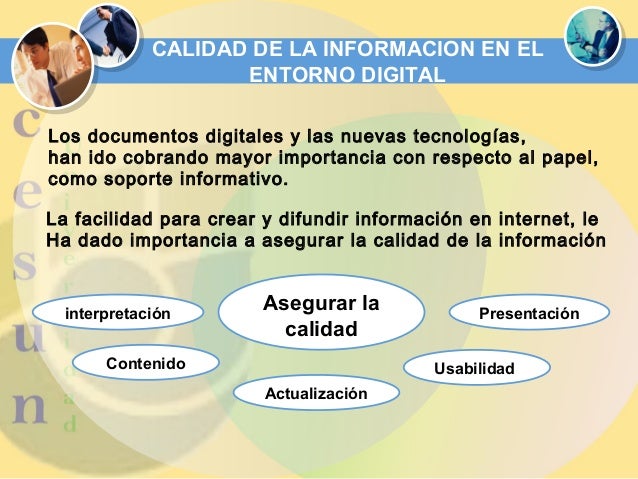 Evaluación de la información, datos y contenido digital