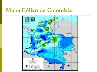 Mapa Eólico de Colombia
 