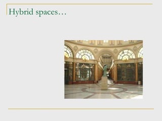 Hybrid spaces… 