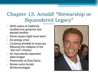 Chapter 11 An Imagined Place:Art and Life on the Coast of DreamsMusic: San Francisco had a musical tradition that back to the gold rush Around 1849By 1870’s San Francisco was supporting a flourishing theatrical and musical cultureSustained for 50 years San Francisco’s claim to be the performing Arts capital of the Far East1919 a philharmonic orchestra was established under the direction of Alfred Hertz1930’s Sound came to motion pictures, a whole new career field 