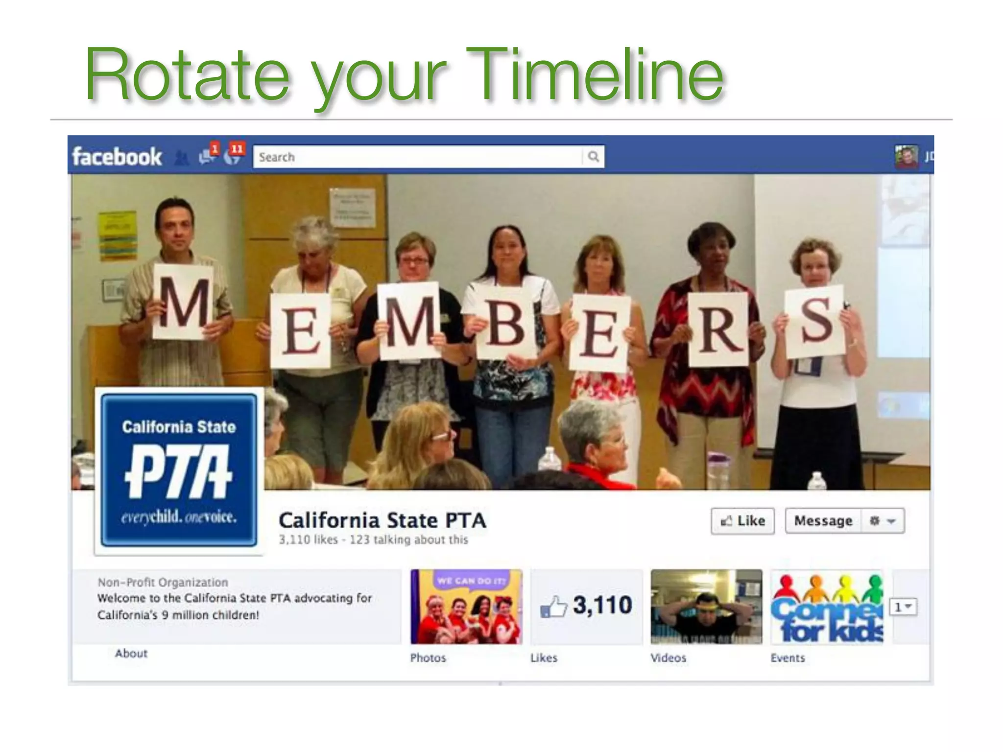 Rotate your Timeline
 