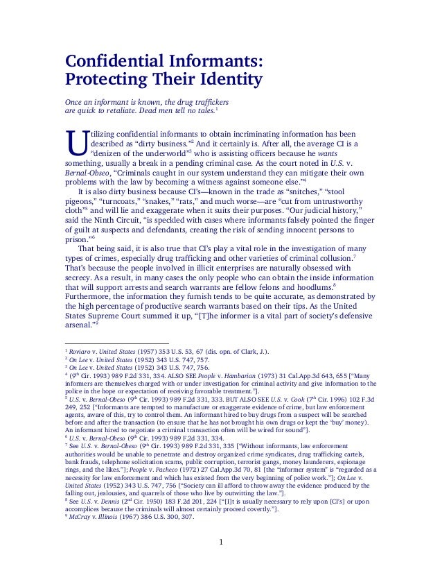 Confidential Informant Darren Chaker