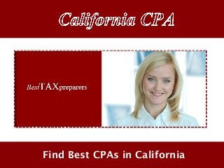 Find Best CPAs in California
 