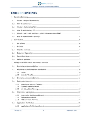 California enterprise architecture_framework_2_0 | PDF