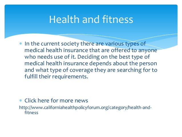 California health policy forum