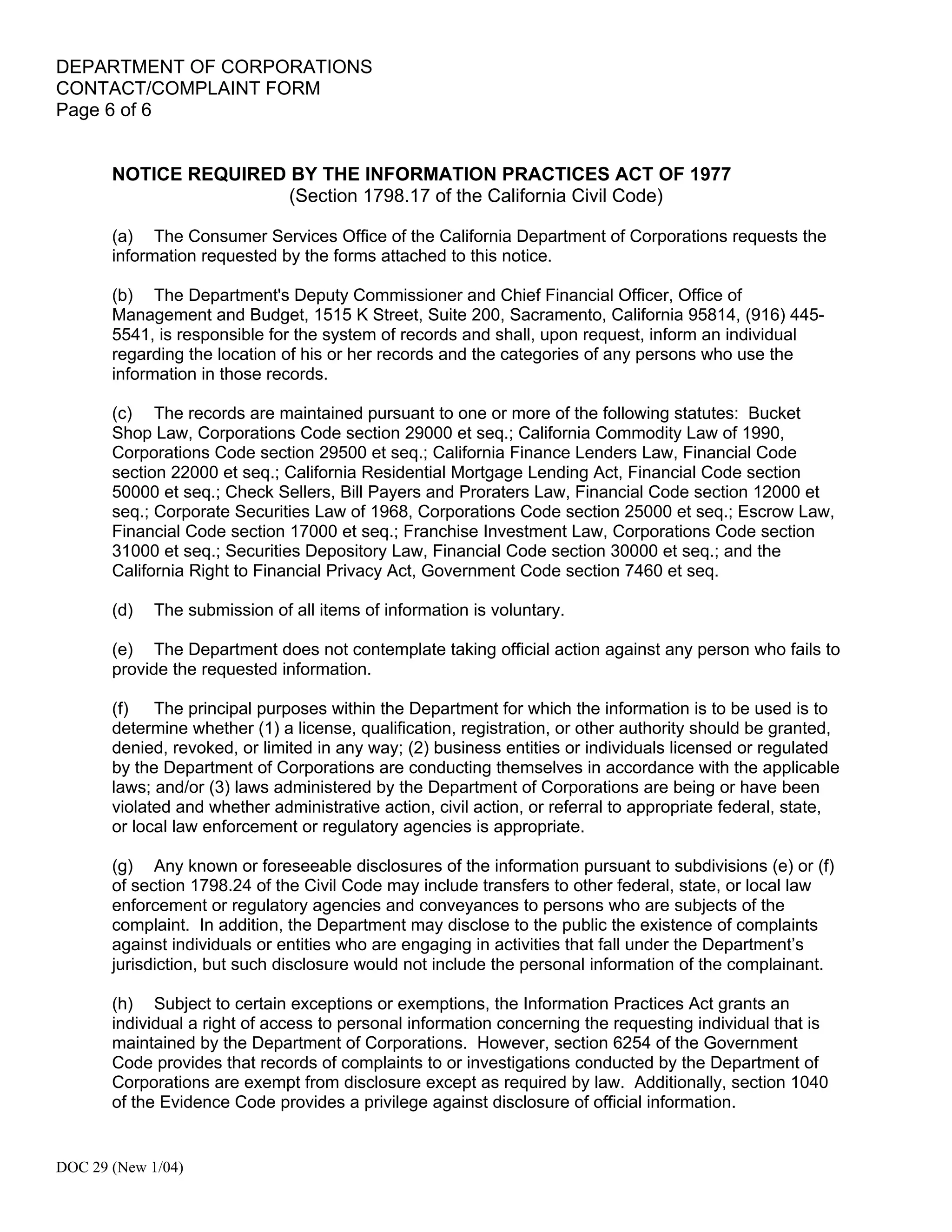 California Legal Forms