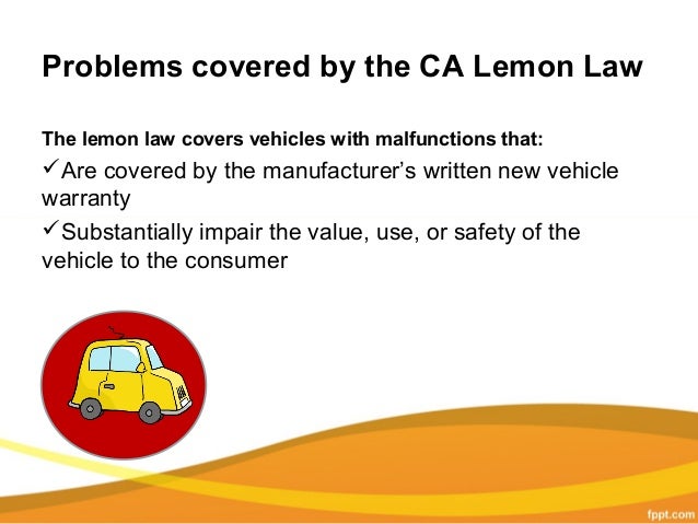 Ca Lemon Law >> California Lemon Law Ca Lemon Law >> California Lemon Law