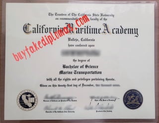 California Maritime Academy Degree buy fake degree