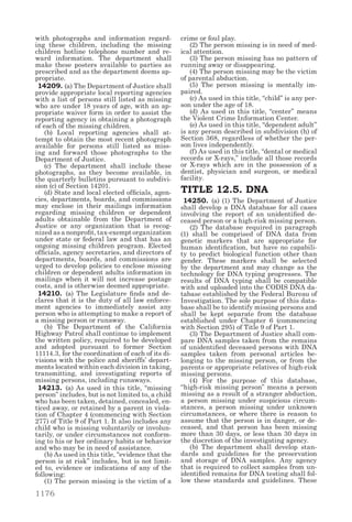 California penal code and evidence code 2014