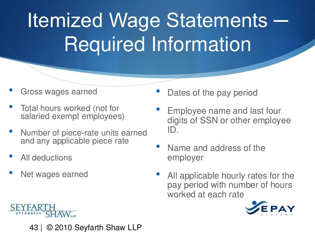California Wage and Hour Law Avoiding Common Pitfalls With a Distrib…