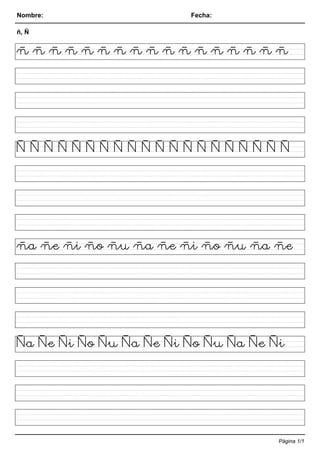 Cuadernos De Caligrafia Para Imprimir Cuadernillo De Caligrafía Letra