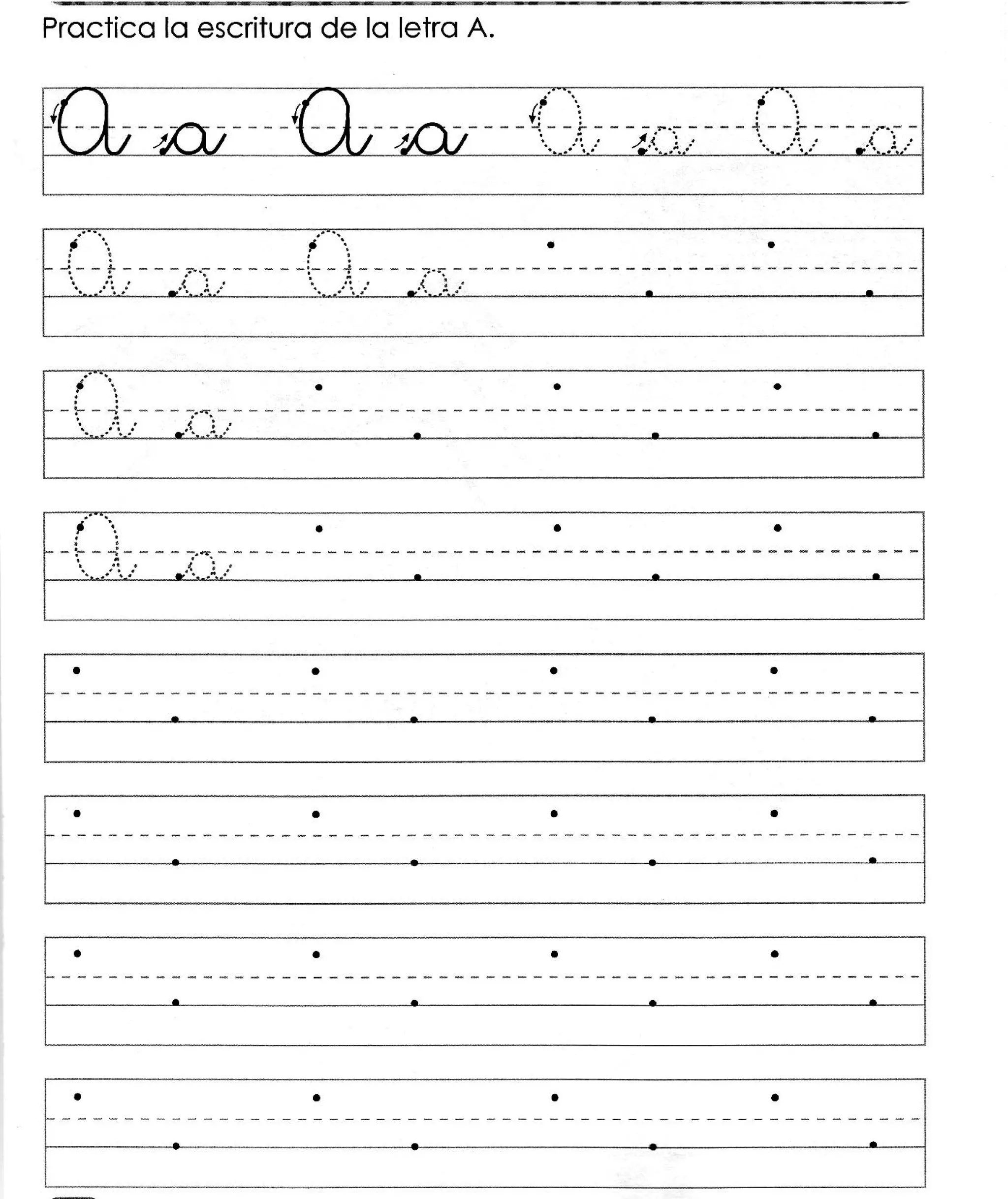 Caligrafa De Las Vocales En Pdf Para Imprimir En 2020 Caligrafía Con