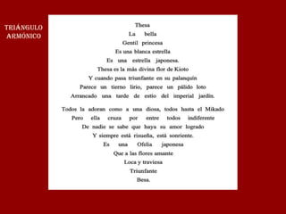 TRIÁNGULO
ARMÓNICO
 