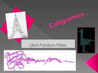 Caligramas