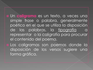 Caligramas