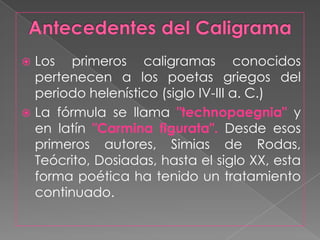 Caligramas