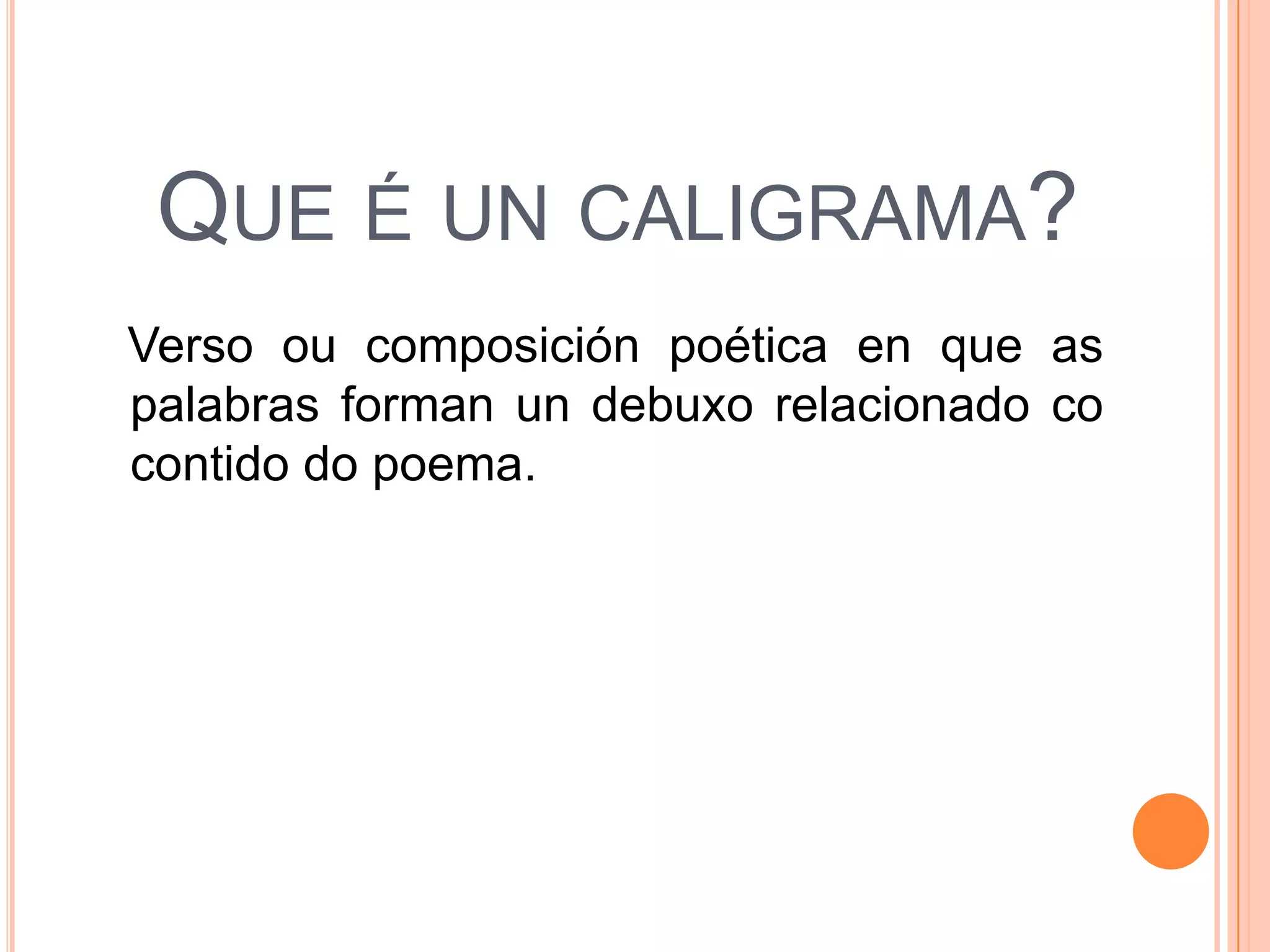 Caligramas PPT