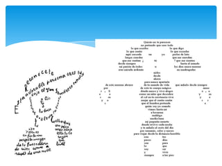 Caligramas y acrostico