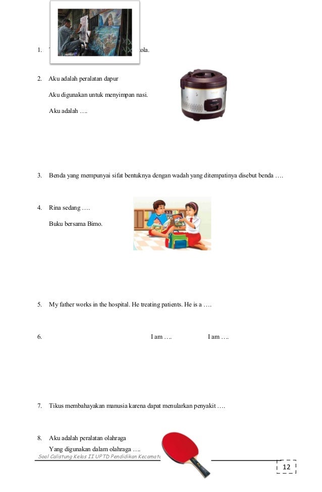 Calistung kelas 2 tahap 1 4