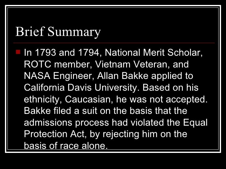 regents of the university of california vs bakke