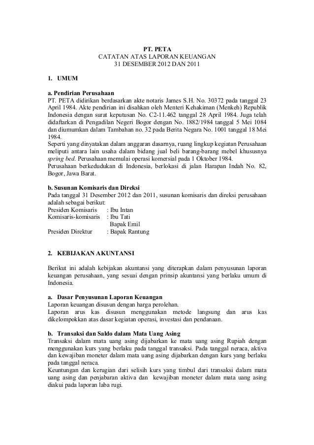 Praktikum Audit Pt Peta Modul 7 / Pt Peta Modul 7 / Soal