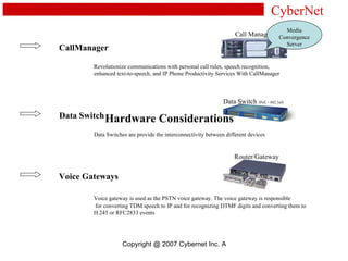 Callmanager Switch Call Center Operation | PPT