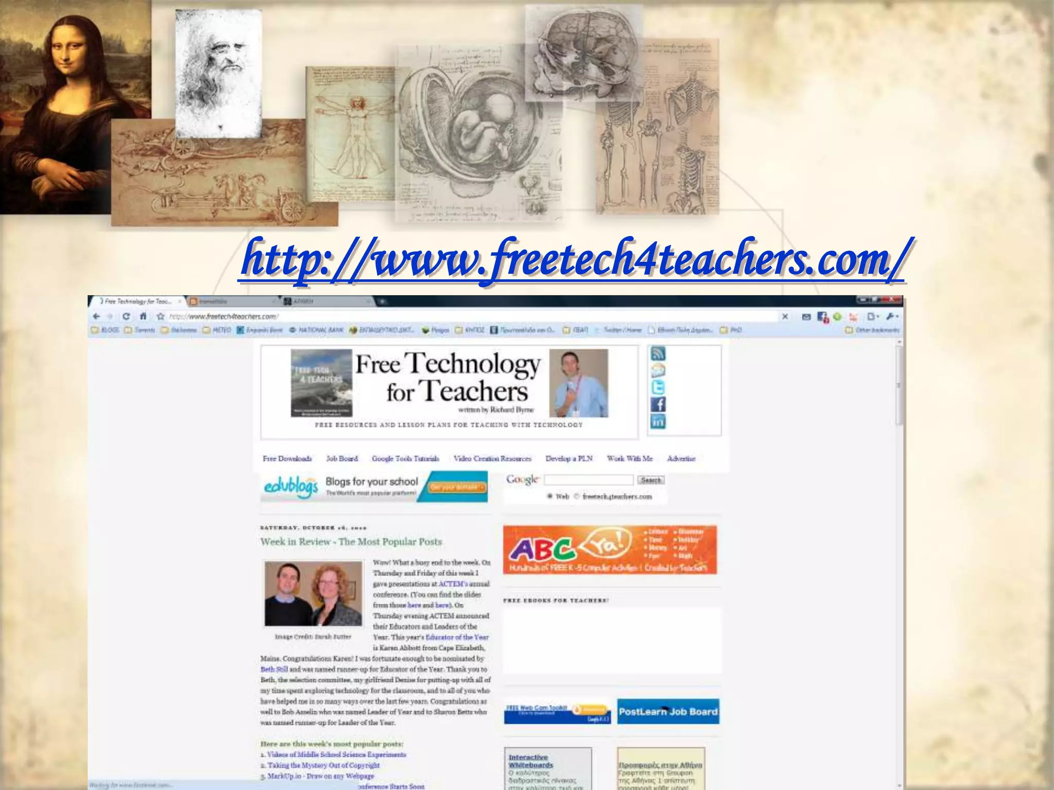http://www.freetech4teachers.com/ 
