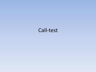 Call-test
 