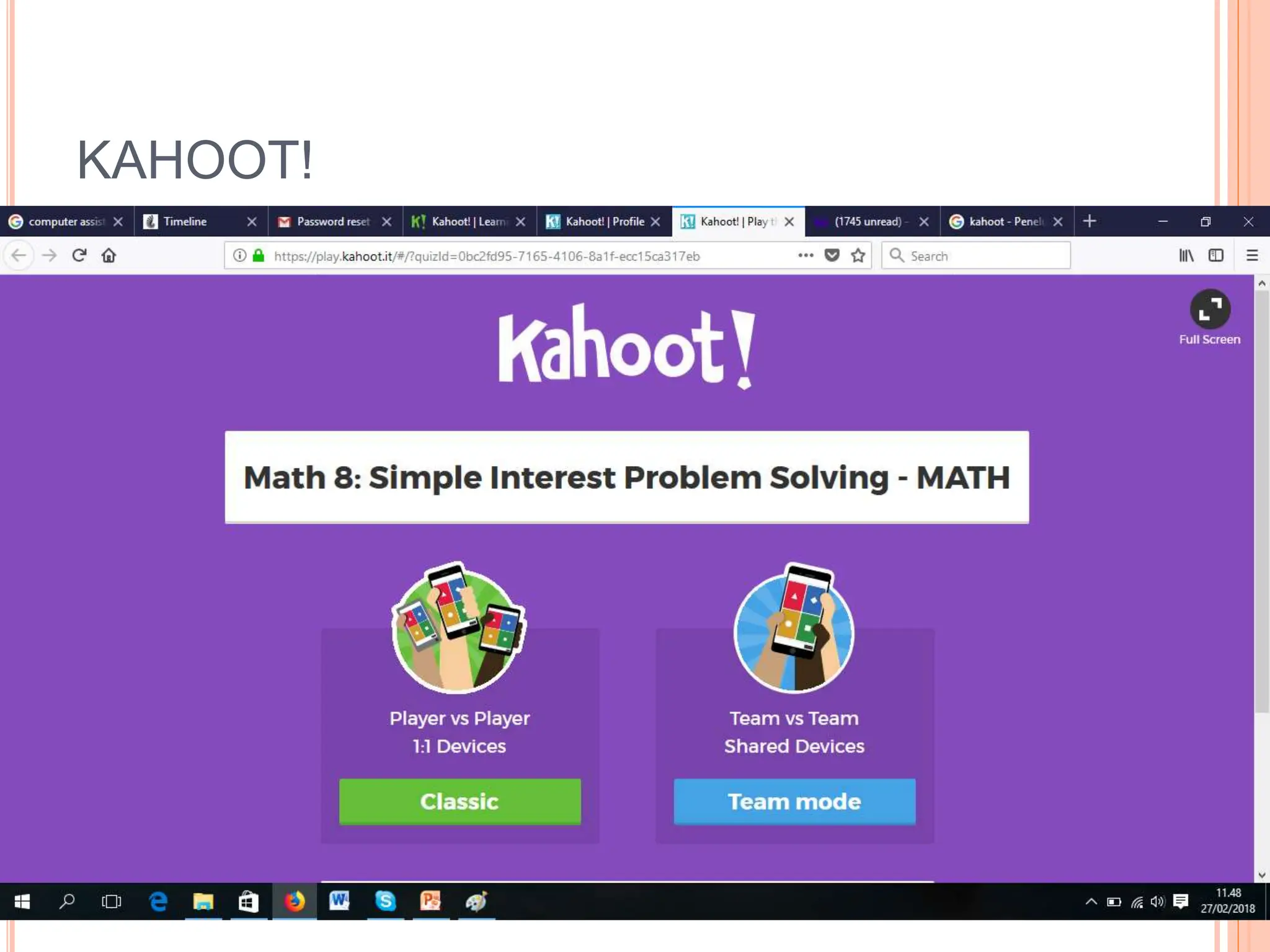 KAHOOT!