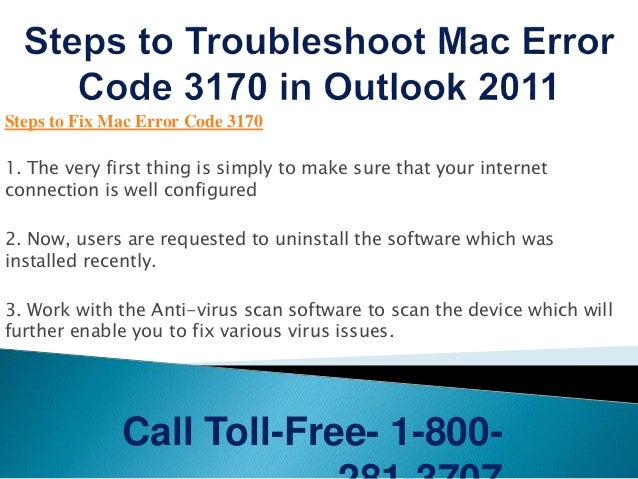 error code 3170 outlook 2011 for mac error code 3170 outlook 2011 for mac