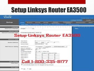 Setup Linksys Router EA3500
 